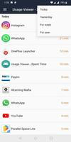 Android Usage Viewer -  Spent Usage time on Apps screenshot 2
