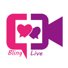 bling2 live streaming call app ไอคอน