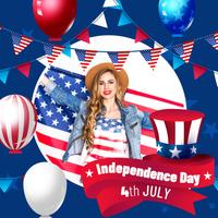 برنامه‌نما USA Independence Day Frame عکس از صفحه