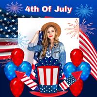 USA Independence Day Frame plakat