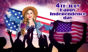 برنامه‌نما USA Independence Day Frame عکس از صفحه