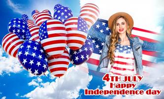 USA Independence Day Frame ảnh chụp màn hình 1