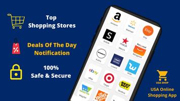USA Online Shopping App ポスター