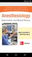 Anesthesiology Examination and plakat