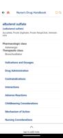 Nurse's Drug Handbook स्क्रीनशॉट 1