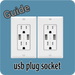 usb plug socket guide-icoon