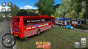 Euro Bus Simulator 2021: conduite de bus ultime Affiche