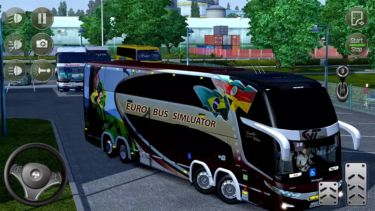 Jogo realista de ônibus para celular #onibus #eurotruck