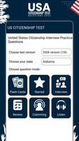 USA Citizenship Test Questions poster