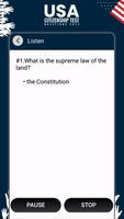 3 Schermata USA Citizenship Test Questions