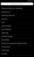 Chemistry Terms captura de pantalla 1