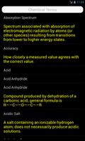 Chemistry Terms captura de pantalla 2