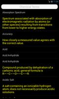 Chemistry Terms capture d'écran 2