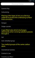 Chemistry Terms capture d'écran 3