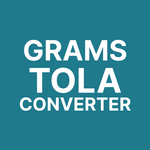 Grams to Tola Converter icon