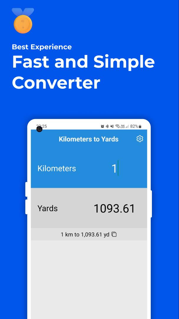 Download do apk de kilometers to yards converter para android