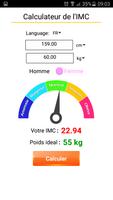 Calculateur avancé de l'IMC capture d'écran 1
