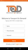 TOD User(Transport On Demand) imagem de tela 1