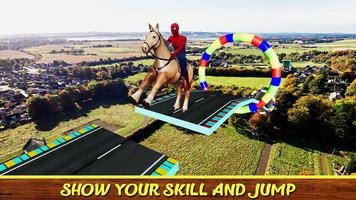 Unmöglich Superheroes Pferd Stunts 3D Plakat
