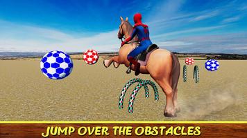 Unmöglich Superheroes Pferd Stunts 3D Screenshot 2