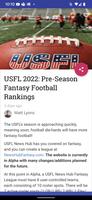 USFL News Hub Affiche