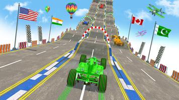 GT Car Stunts Formula Car Game Plakat