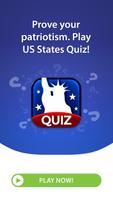 US States Quiz plakat