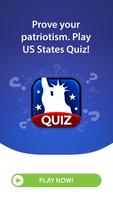 US States Quiz Affiche