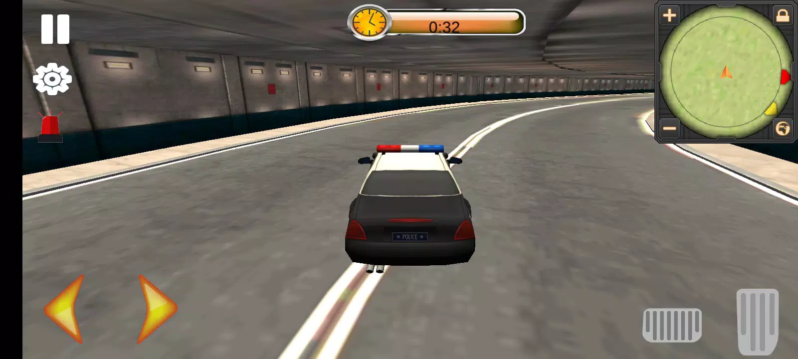 High-Speed Cop Car Chase
