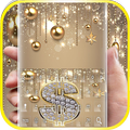Dollar Symbol in Diamonds Keyb