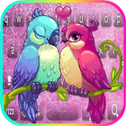 Cute Couple Bird Keyboard icon