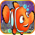 Orange Clownfish Keyboard