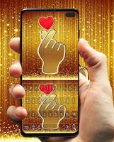 Gold Finger Heart keyboard スクリーンショット 3