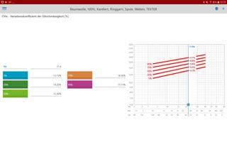 USTER® STATISTICS Screenshot 3