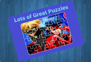 Jigsaw Puzzle Lady bug poster