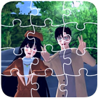 Sakura School Jigsaw Puzzle Zeichen