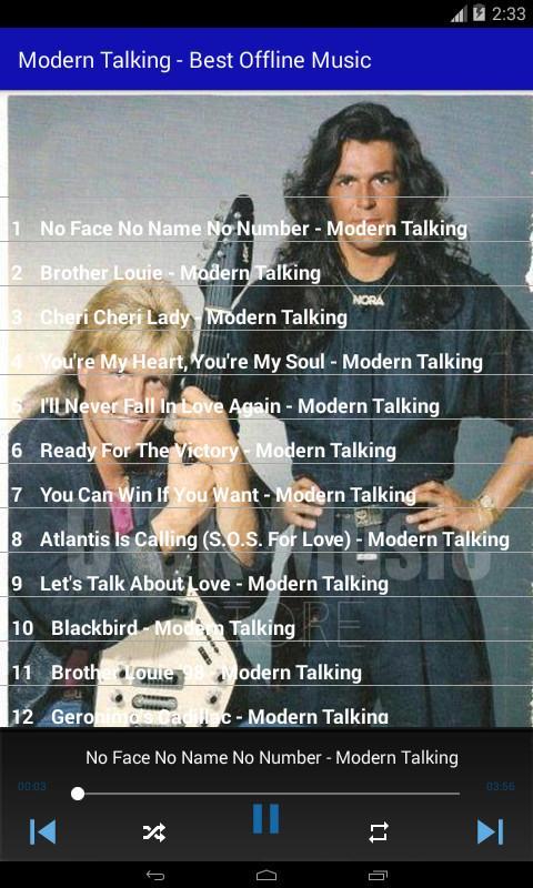 Modern Talking - Best Offline Music for Android - APK Download