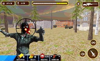 US Zombies Sniper Combat تصوير الشاشة 2