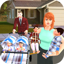 APK New Born Baby Quadruplets: Mother Sim