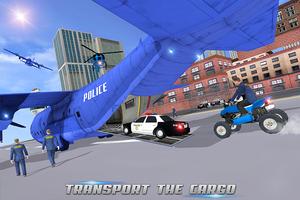 US Police Car Plane Transport Simulator 포스터