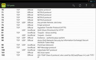 TCP Ports list স্ক্রিনশট 3