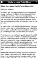 How To Lose Weight Quickly تصوير الشاشة 1