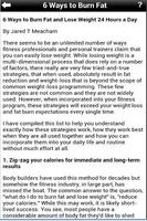 How To Lose Weight Quickly تصوير الشاشة 2