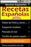 Recetas Españolas poster