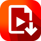 Free social video downloader آئیکن