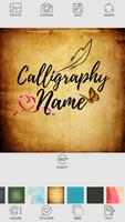 Calligraphy Name 海报