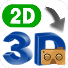 VR 2D3D Converter Free أيقونة