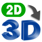 2D to 3D Image Converter ไอคอน