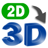 2D to 3D Image Converter simgesi