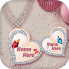 Write Name On Locket icône